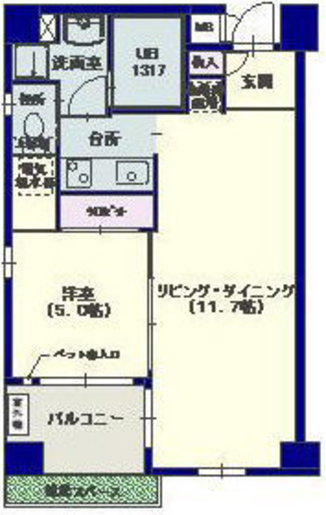 A'タイプ間取図